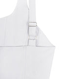 Sleeveless Bustier Crop Tank Tops