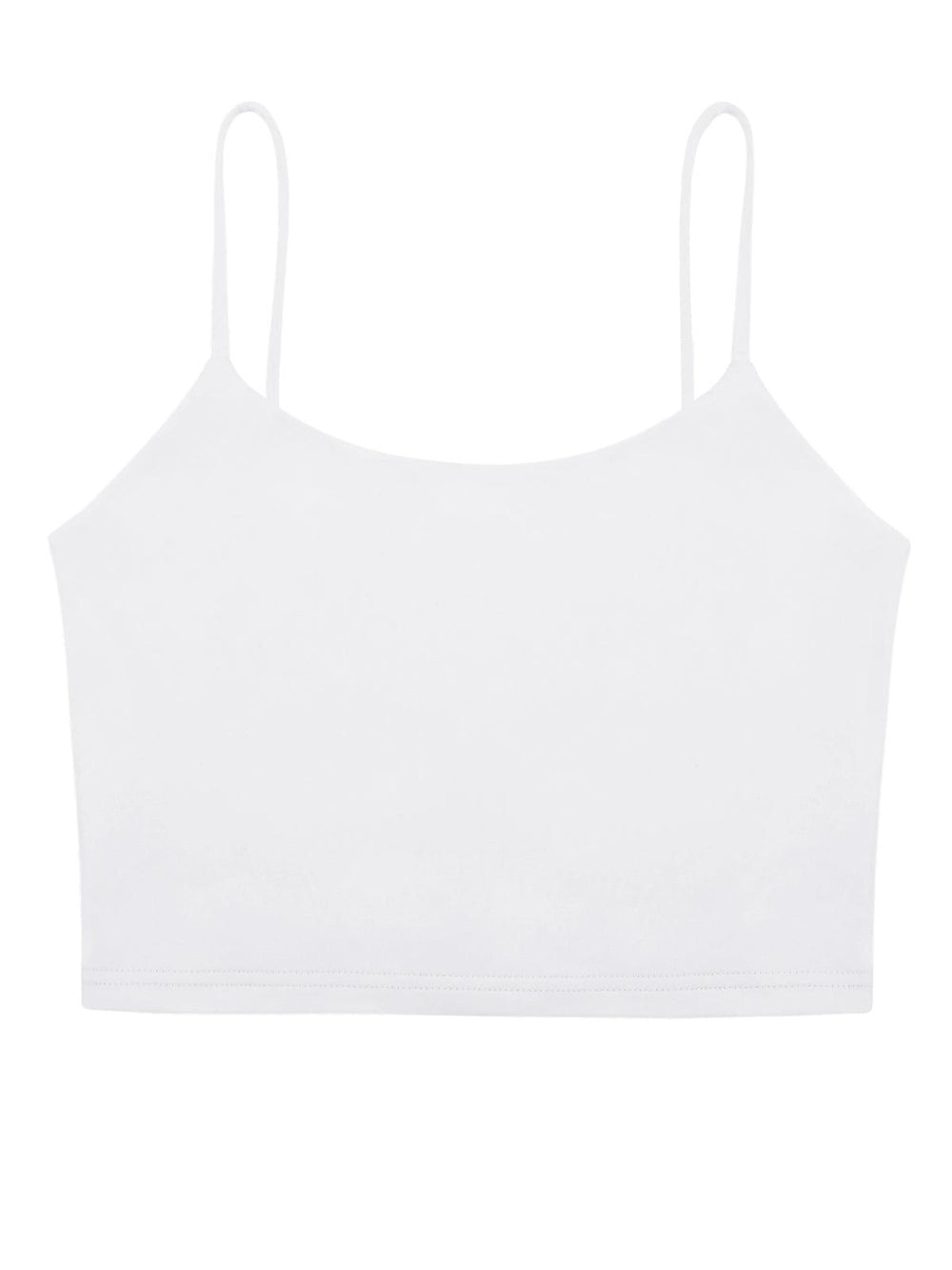 Adjustable Spaghetti Strap Seamless Camisole Crop Tops - REORIA