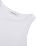 Sleeveless Halter Neck Tank Crop Tops - REORIA