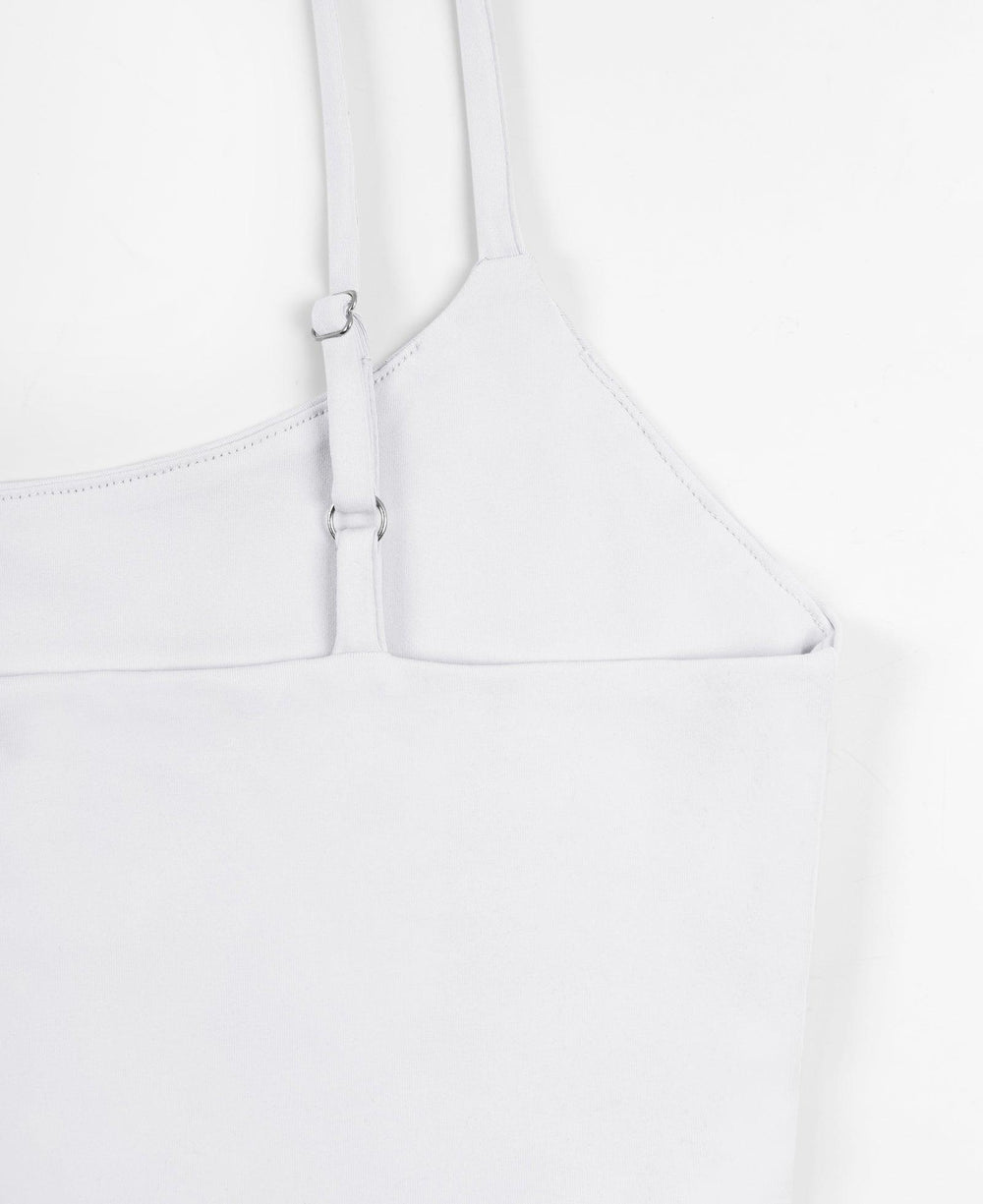 Adjustable Spaghetti Strap Seamless Camisole Crop Tops - REORIA