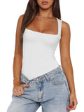 Fantasy Waves Square Neck Bodysuit - REORIA