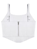 Sleeveless Bustier Crop Tank Tops