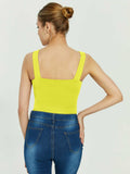 Tranquil Shores Square Neck Bodysuits Tops