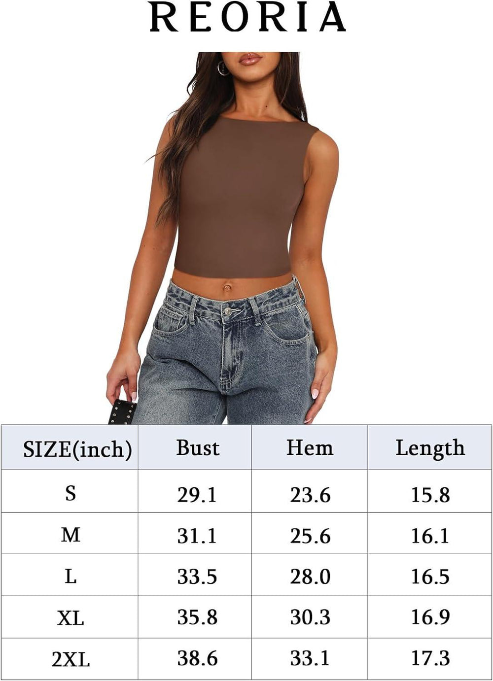 Backless Beauty Strappy Crop Top - REORIA - B0CSYF2NJK