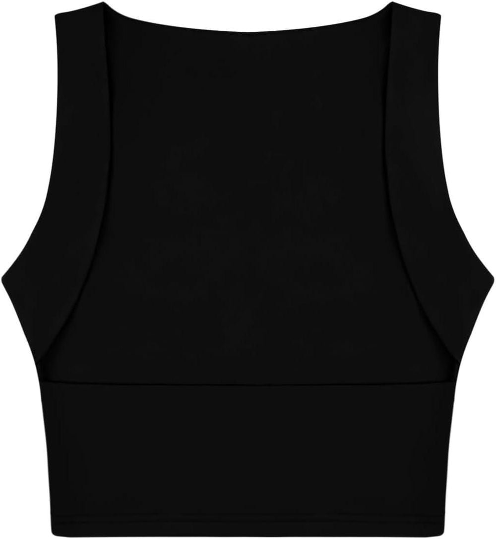 Backless Beauty Strappy Crop Top - REORIA - B0CSYF2NJK