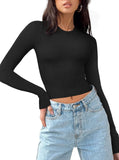 Celestial Vibes Ribbed Crop Top - REORIA - B0CPT5VYMC