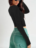Celestial Vibes Ribbed Crop Top - REORIA - B0CPT5VYMC