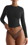 Celestial Vibes Ribbed Crop Top - REORIA - B0CPT5VYMC
