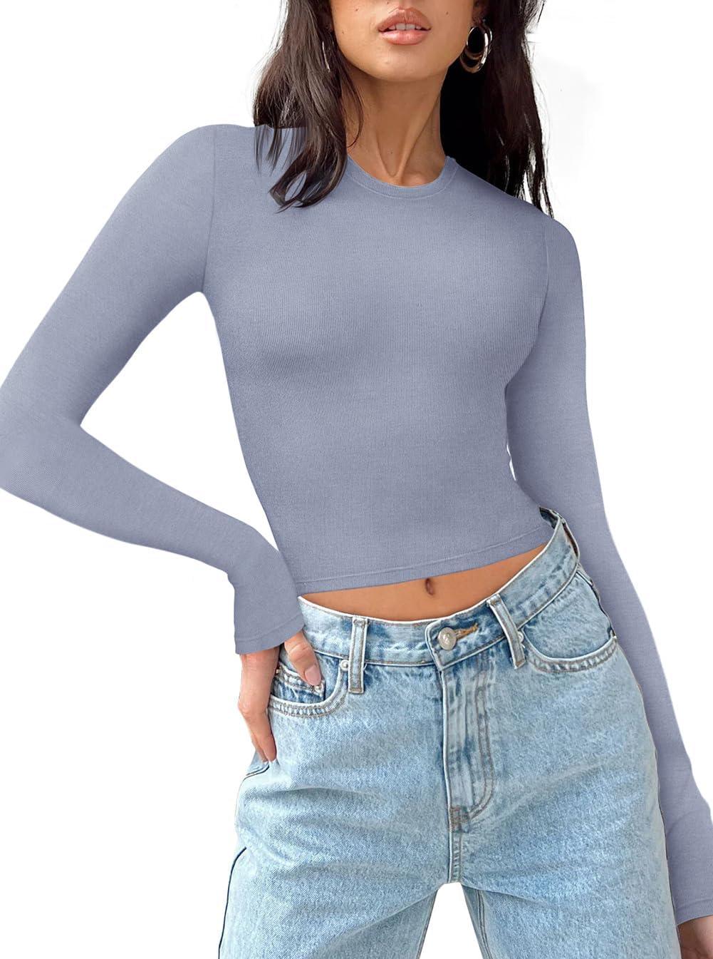Celestial Vibes Ribbed Crop Top - REORIA - B0CPT66Z96