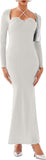Enchanted Seraph Cross - Neck Mermaid Gown - REORIA - B0DD3ZS859