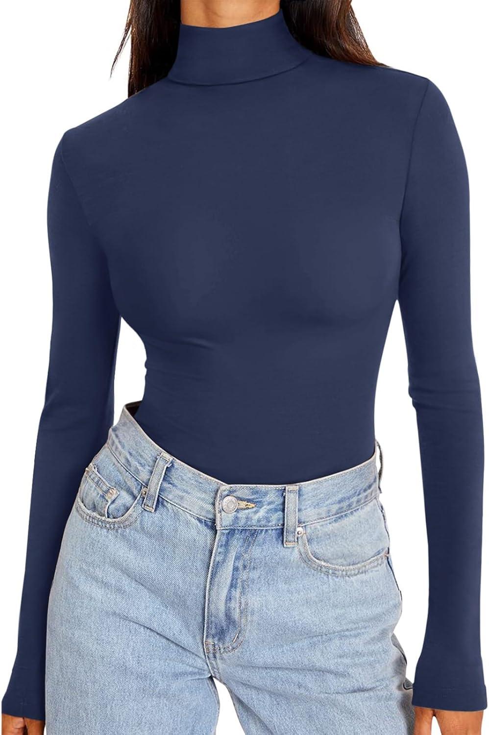 Endless Horizon Mock Neck Top - REORIA - B0DBD7LPKX