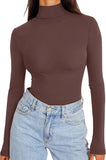 Endless Horizon Mock Neck Top - REORIA - B0DBD6X4ZC
