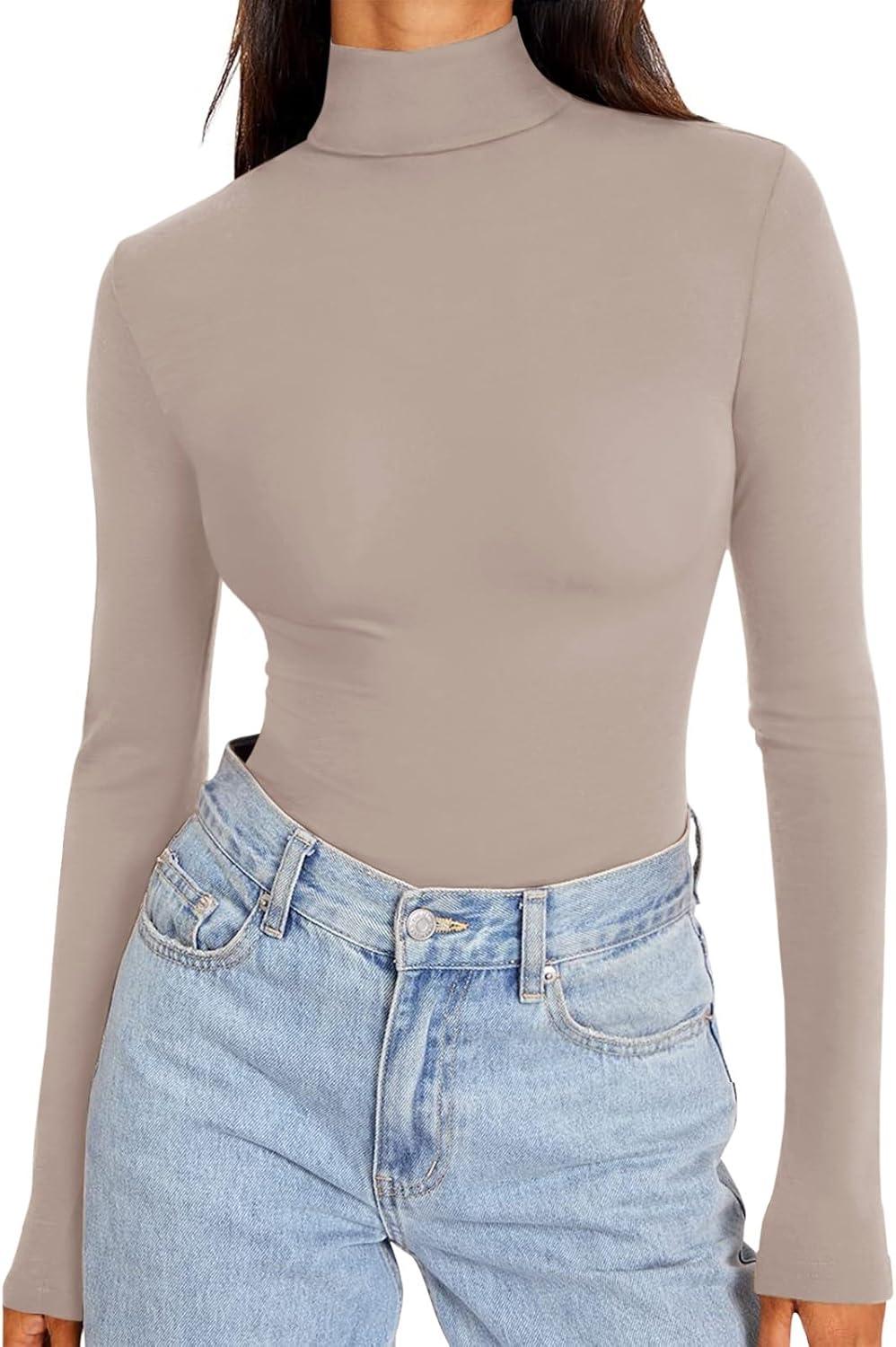 Endless Horizon Mock Neck Top - REORIA - B0DBD15V3W