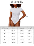 Crew Neck Short Sleeve Bodysuits