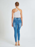 One Shoulder Backless Going Out Trendy Crop Tops