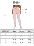 REORIA Women’s Winter Warm Pants Thick Sherpa Athletic Jogger Drawstring Fleece Lined Sweatpants with Pockets
